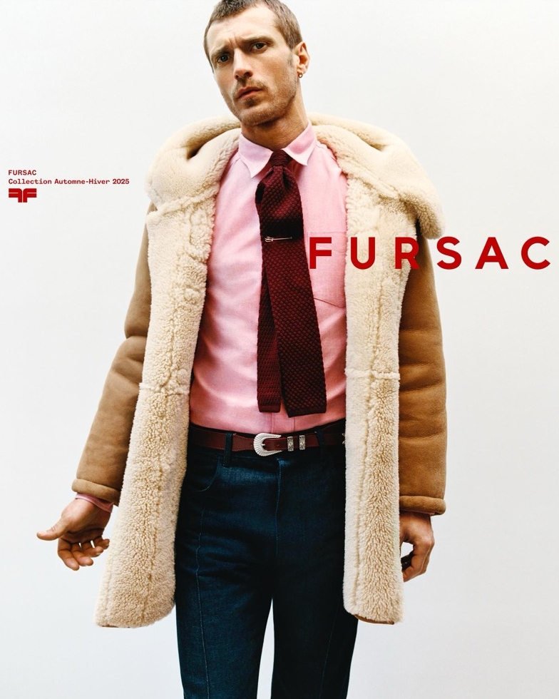 Clément Chabernaud fronts the fall-winter 2025 campaign for Fursac