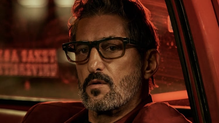 Brunello Cucinelli Frames Its Eyewear Amid Neon & Nightfall
