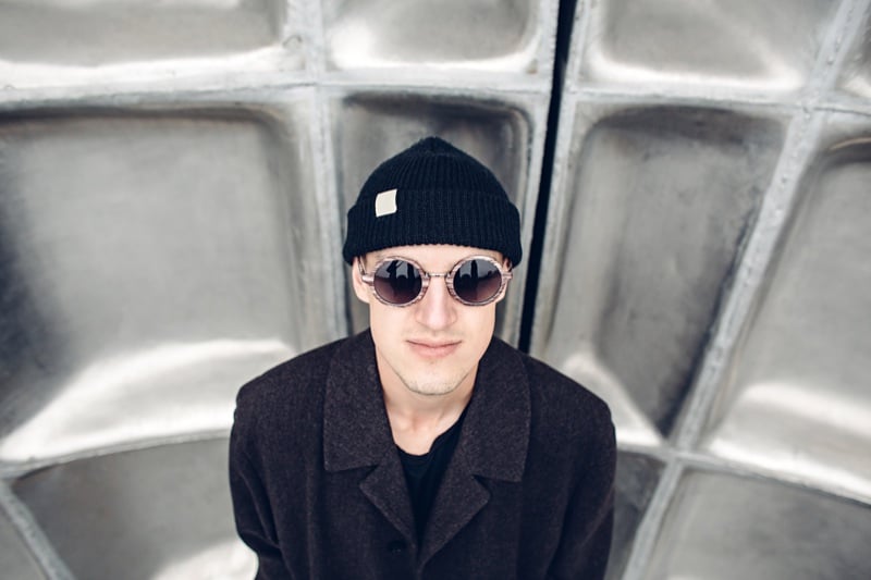 Hat beanie sunglasses