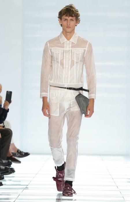 Prada Spring 2027 Sharpens the Everyday Down to Its Outline