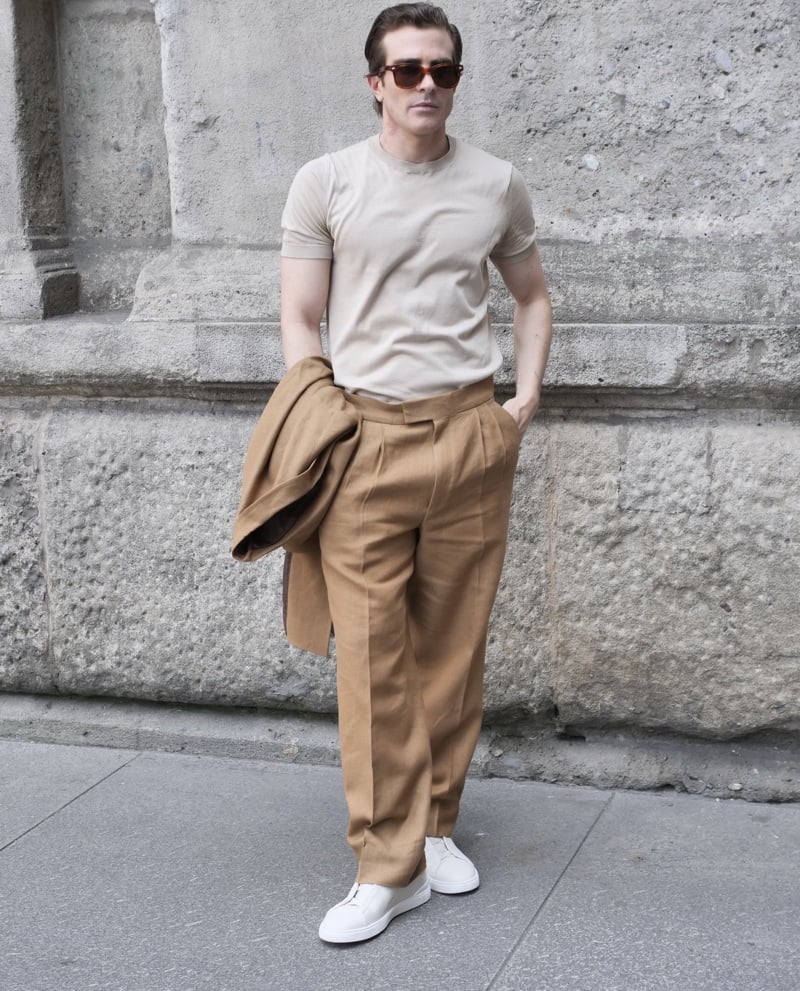 Top pants beige