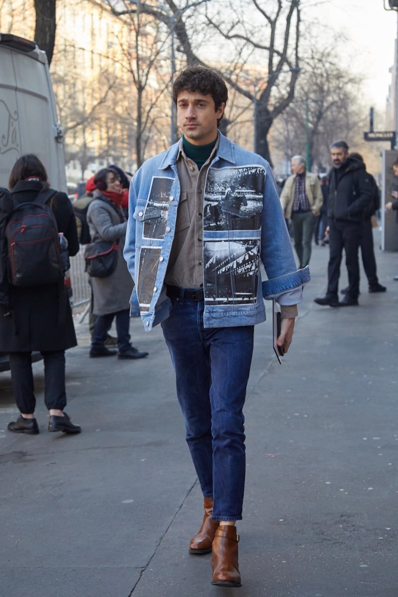 Unique denim jacket