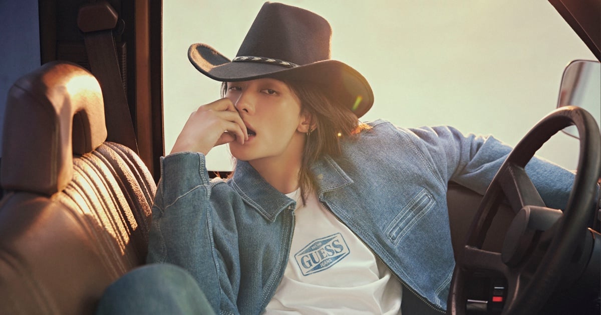 Hyunjin Brings Star Appeal to GUESS Fall 2026