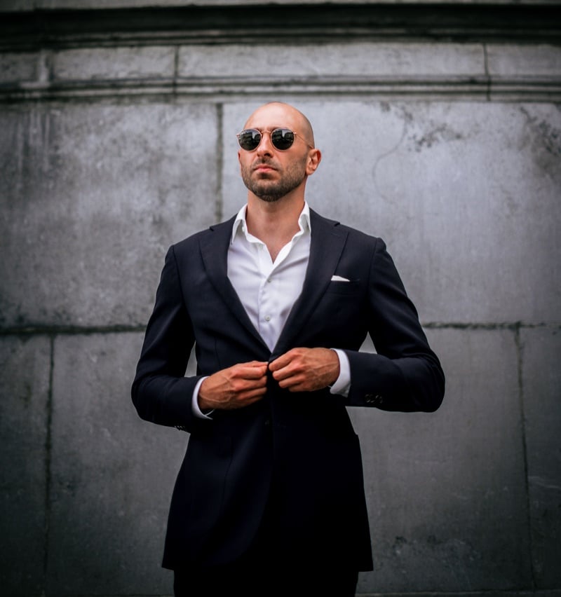 Owning the bald look goes beyond the cut.