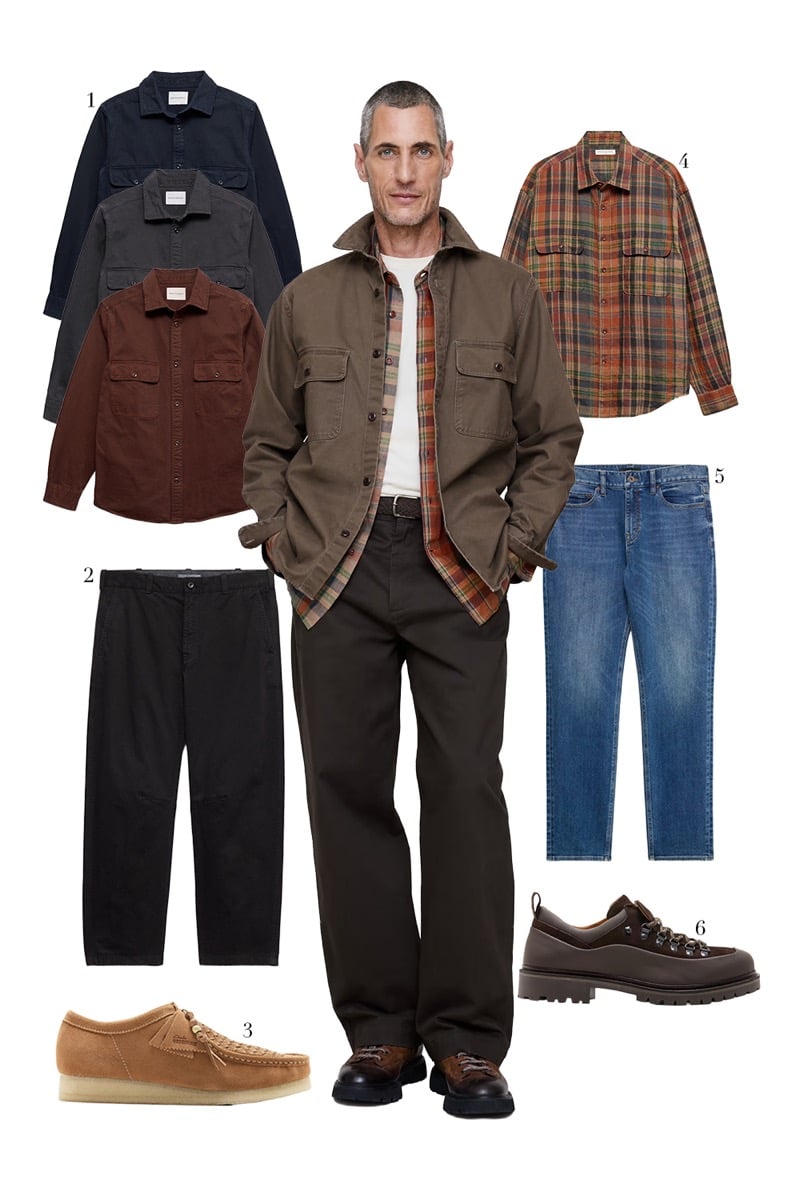 Banana republic overshirt outfit