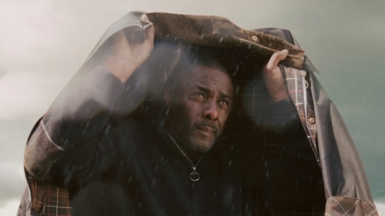 Idris Elba Braves the Rain in Barbour’s Fall 2026 Tartan Campaign