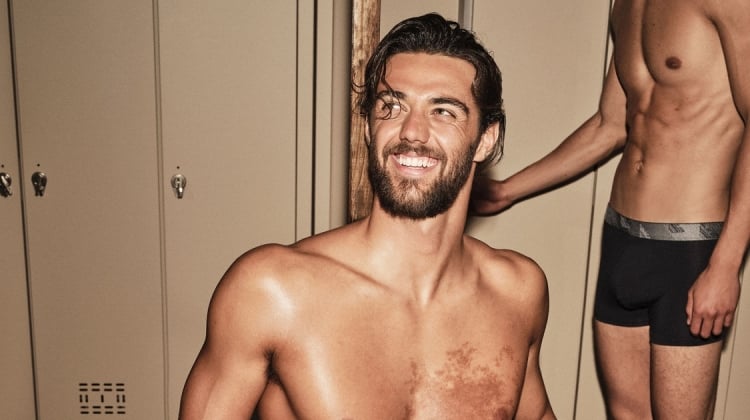 Thomas Ceccon Takes a Locker-Room Break for Emporio Armani’s Fall 2026 Underwear Ad