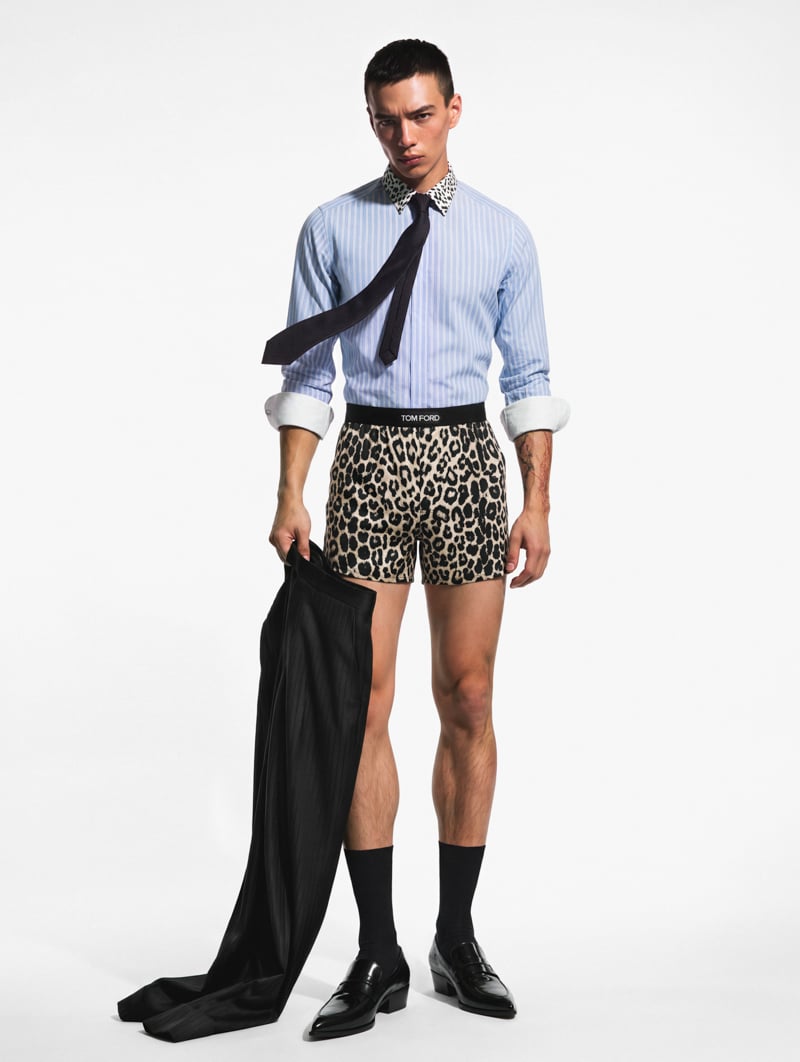 Sasha Profatilov wears a Tom Ford look with a Gucci cufflink for Sicky.