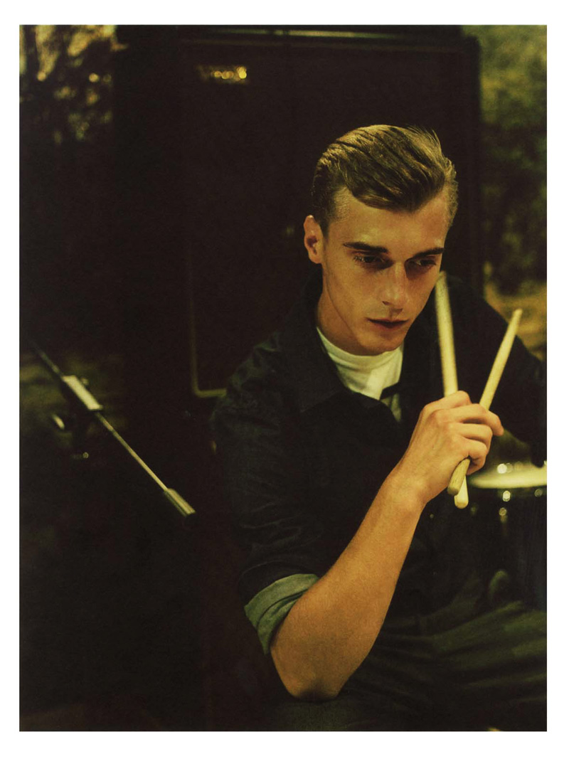 Clément Chabernaud by Paolo Roversi in 'Round About Midnight for Man About Town