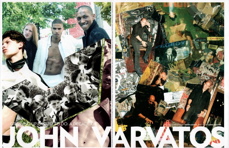 Growing Up Is Hard To Do: A Decade of John Varvatos by Kevin Amato for Flaunt Magazine