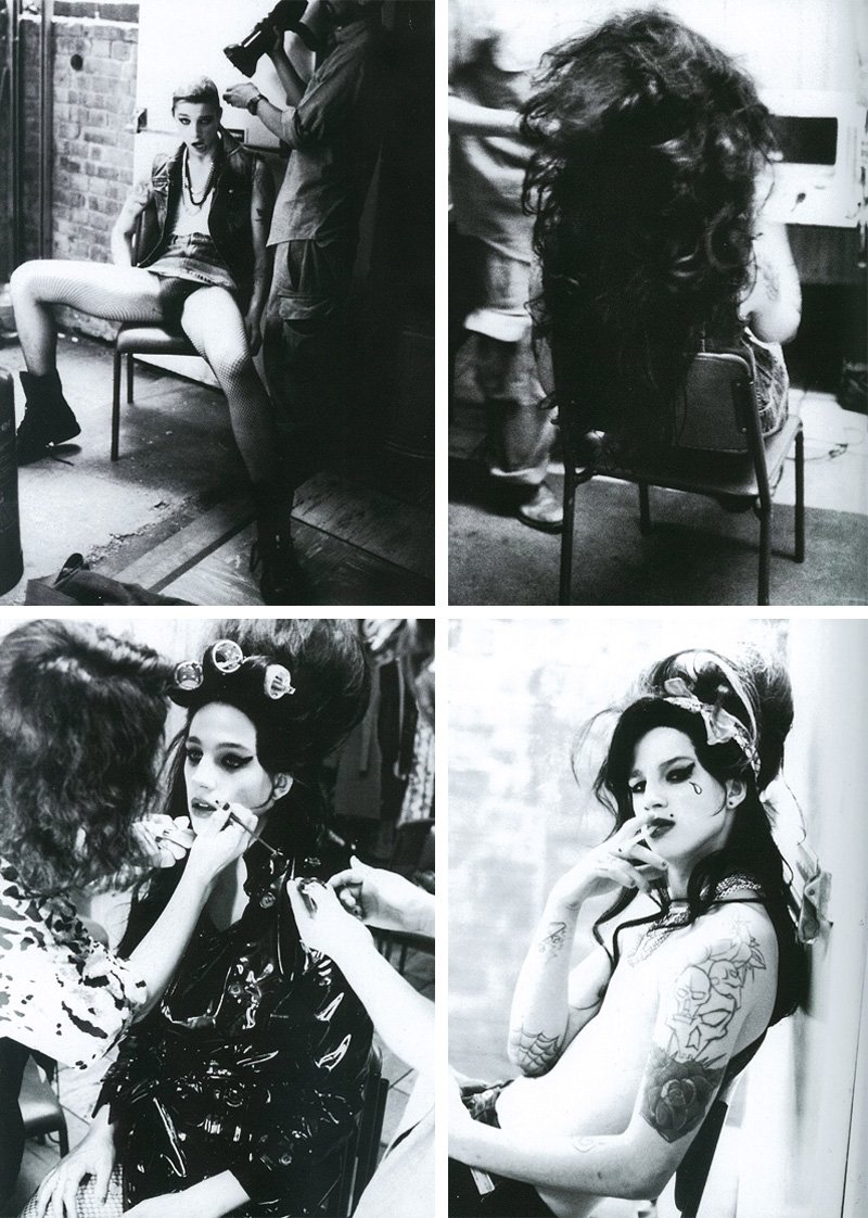 Ash Stymest by Ellen von Unwerth as Amy Winehouse for Candy Magazine
