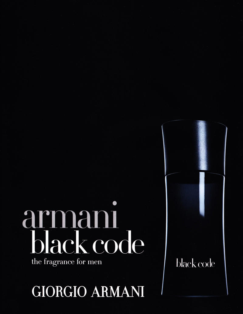 Enrique Palacios for Armani Black Code Fragrance Campaign