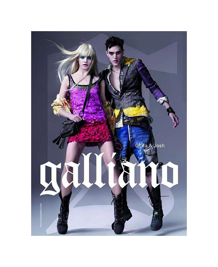 Galliano Spring 2011 Campaign | Josh Beech by Jean-Baptiste Mondino