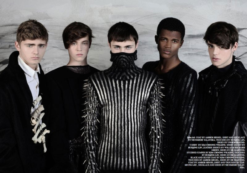 Here Come the Boys Part I by Damon Baker for The Fashionisto