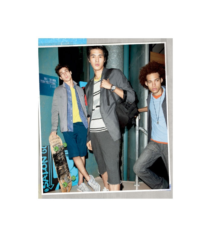 Sangil Kim, Bastien Bonizec & Grayson Vaughan by Kenneth Cappello for Kenneth Cole Reaction Spring 2011 Campaign