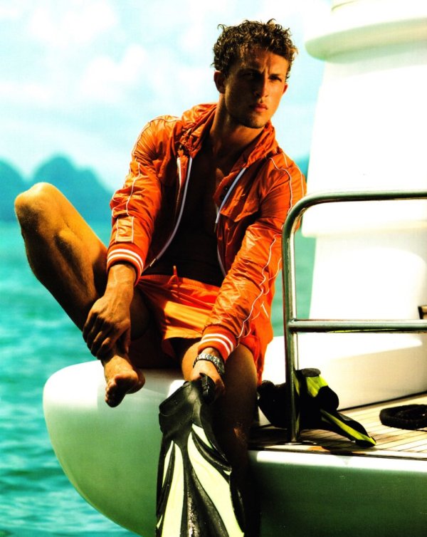 Ben Waddell by Nick Leary for GQ China July 2010